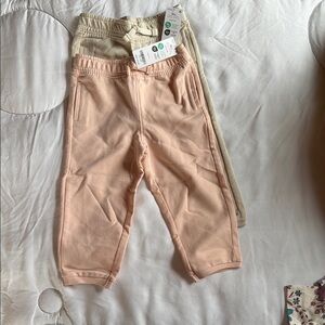 Peach and Beige toddler Bottoms